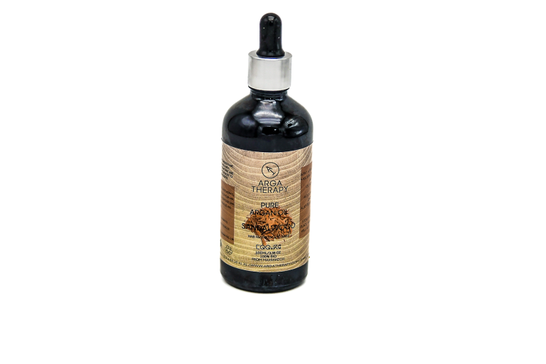 &Oacute;leo de argan com s&acirc;ndalo