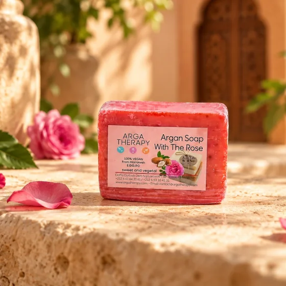 Sapone all&rsquo;argan e rosa