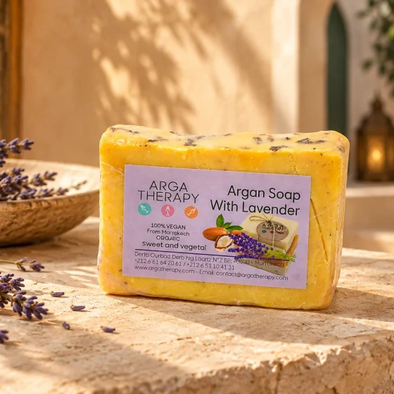 Sapone all&rsquo;argan e lavanda