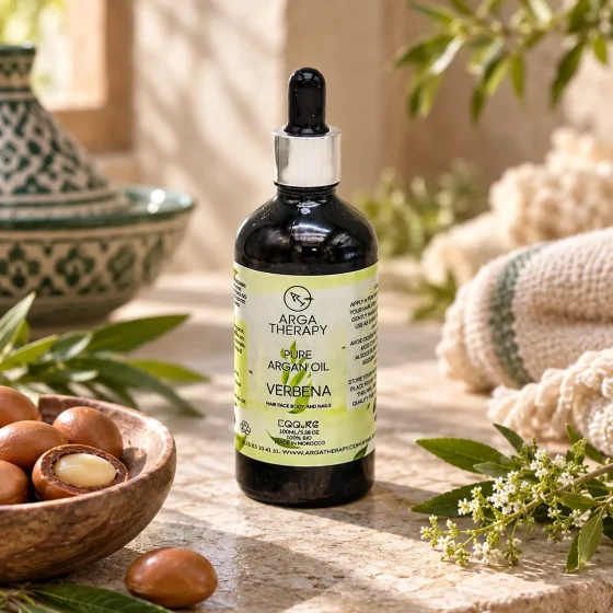 Olio di argan con estratto di verbena