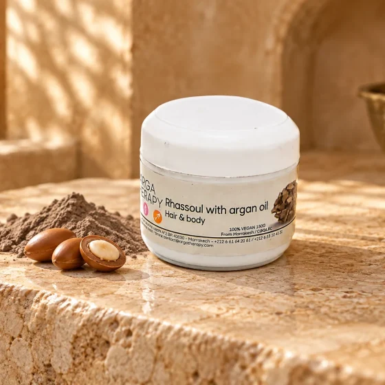 Rhassoul con olio di argan
