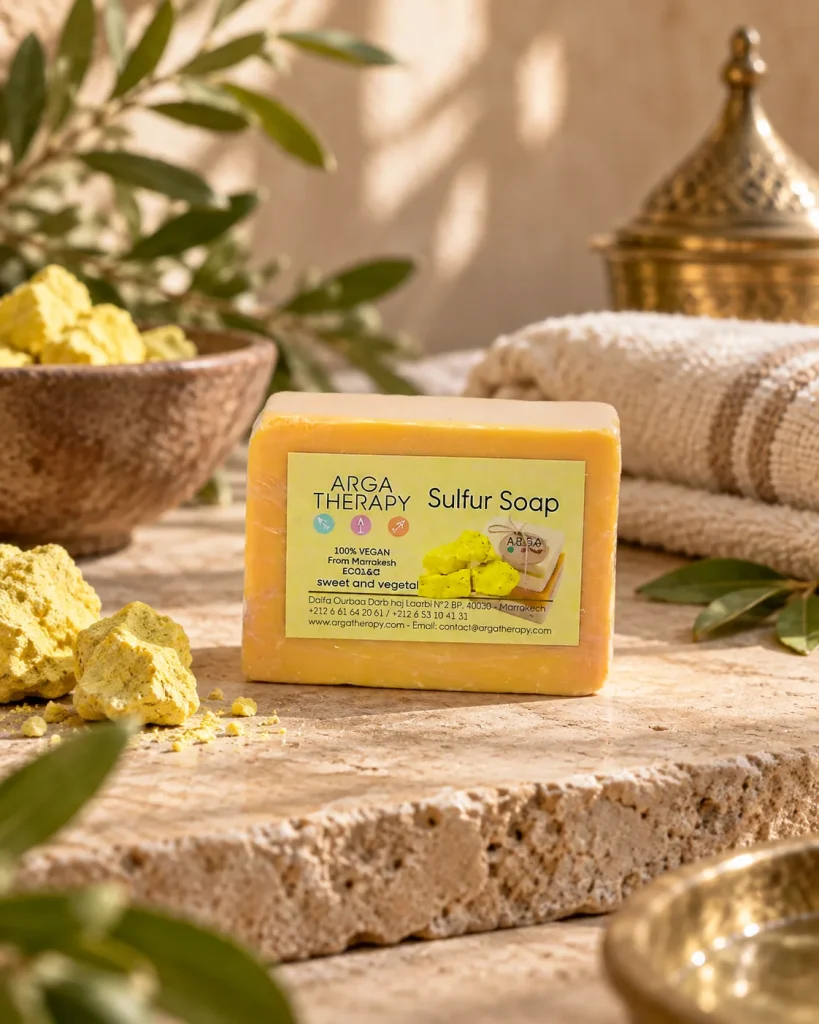 Visuel de travail : Savon au soufre